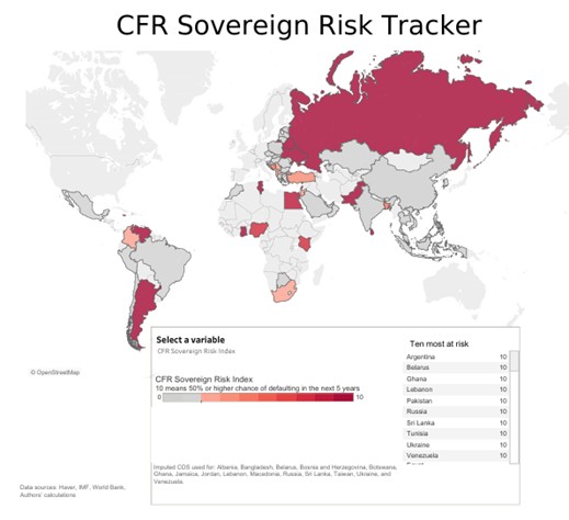Venezuela, Rusia y Ucrania, en el top-ten de países con riesgo de ...